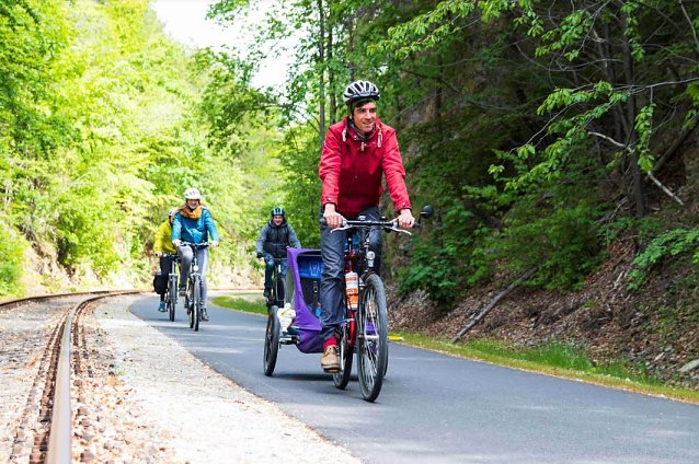 Bild: Kanonenbahn-Radweg wird gern genutzt