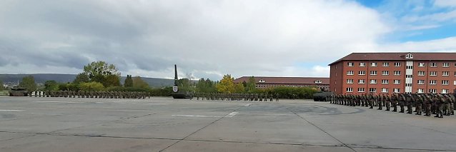 Bild: Kommandeurswechsel beim Panzerbataillon 393 "Th&uuml;ringer L&ouml;we" in der Kyffh&auml;user Kaserne Bad Frankenhausen statt....