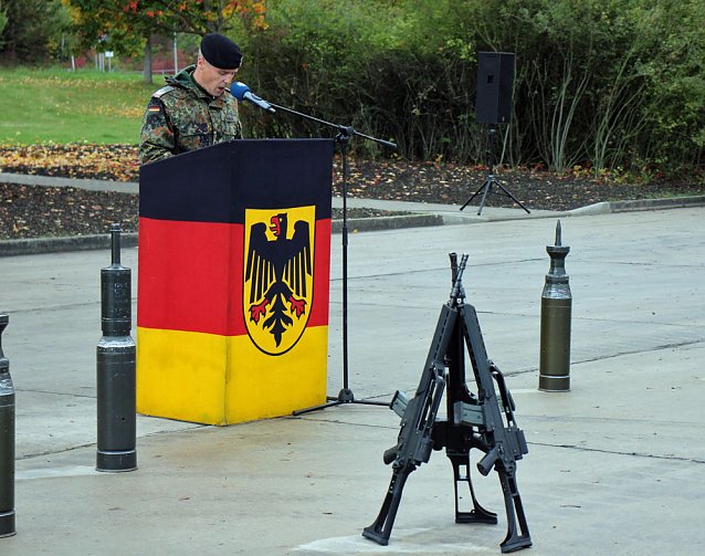 Bild: Kommandeurswechsel beim Panzerbataillon 393 "Th&uuml;ringer L&ouml;we" in der Kyffh&auml;user Kaserne Bad Frankenhausen statt....