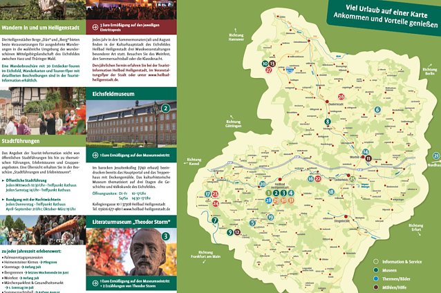 Bild: Ausschnitt Tourismus - Flyer