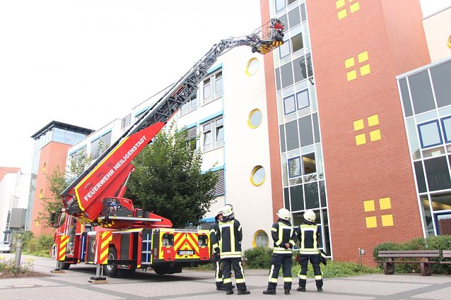 Bild: Einsatz am Krankenhaus