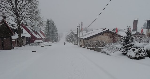 Bild: Winterliches Wei&szlig; im Th&uuml;ringer Harz pr&auml;gt heute das Wetterbild