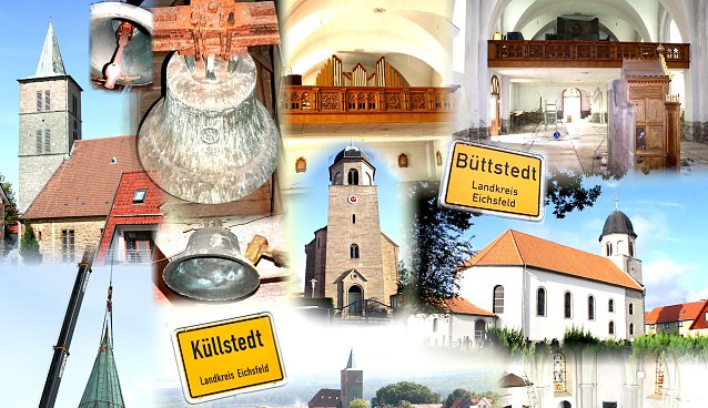 Bild: Collage von Glockent&uuml;rmen
