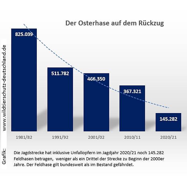 Bild: Der Osterhase auf dem R&uuml;ckzug
