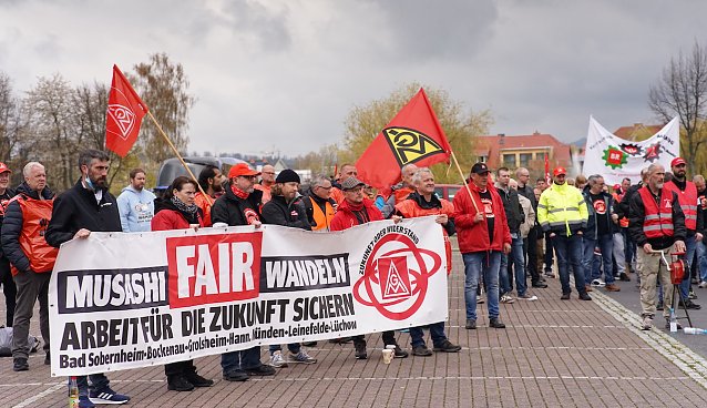 Bild: Streik heute bei MUSASHi
