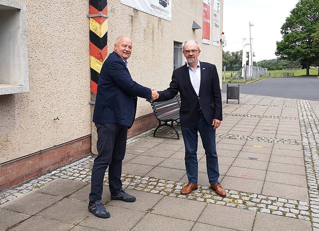 Bild: Zeitzeugen und Vorsitzende - Horst Dornieden und Wolfgang Nolte