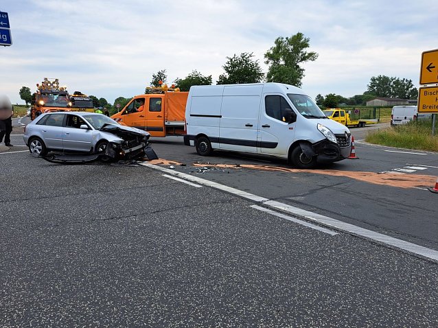 Bild: Unfall zwischen Niederorschel und Breitenworbis