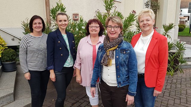 Bild: Melanie J&uuml;nemann, Jessica Kellner, Renate T&uuml;ngerthal, Christiane Farke und Petra Stubenitzky