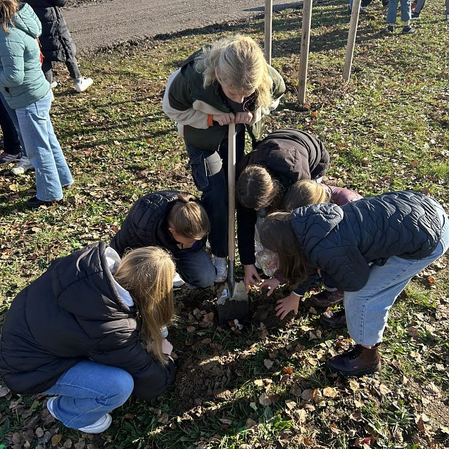 Bild: Blumenzwiebelaktion auf dem Gartenschaugel&auml;nde