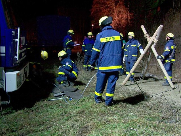 Bild: Helfer am Einsatzort