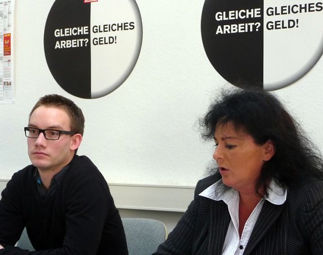 Bild: Schwarz-Zaplinski, Alexander Scharff (Beider IG Metall)