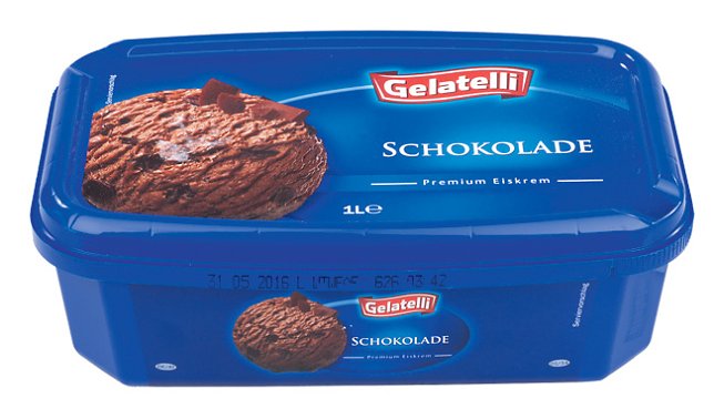 Bild: Lidl/ Gelatelli Schokolade Premium Eiskrem