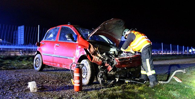 Bild: Unfall auf der A 38