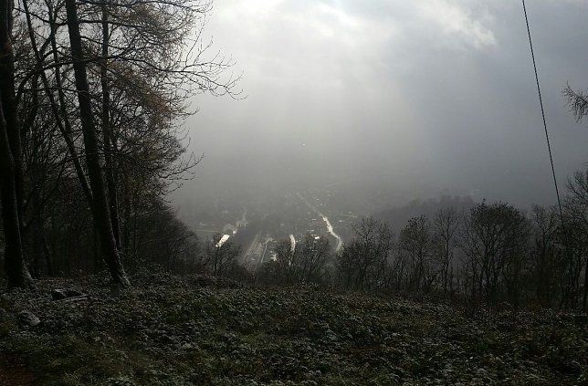 Bild: Blick auf Ilfeld von der Wetterfahne