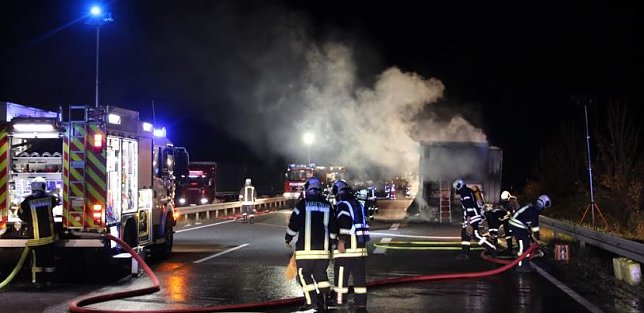 Bild: Feuerwehreinsatz A 38