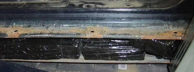 Versteckt (Foto: Zoll) Versteckt (Foto: Zoll)