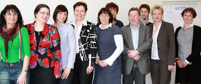 Projektgruppe mit Ministerin (Foto: privat)