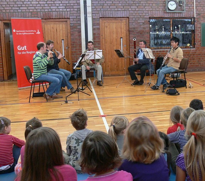 Kammermusik in der Schule (Foto: Ilka Kühn) Kammermusik in der Schule (Foto: Ilka Kühn)