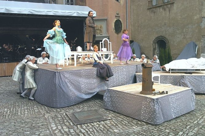 Hoffen auf schönes Wetter (Foto: Theater Nordhausen) Hoffen auf schönes Wetter (Foto: Theater Nordhausen)