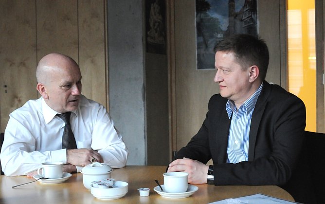 Manfred Grund und Thomas Spielmann (Foto: Ralf Kothe)