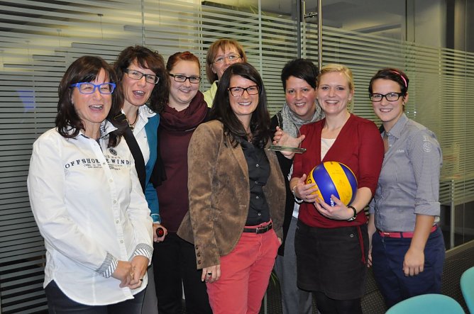 Mannschaft des Jahres - Volleyballerinnen (Foto: Ilka K&uuml;hn)