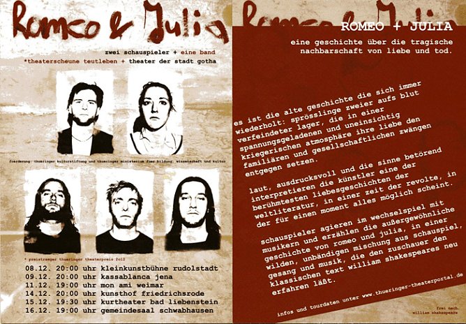 Romeo und Julia (Foto: Kunsthof Friedrichsrode) Romeo und Julia (Foto: Kunsthof Friedrichsrode)