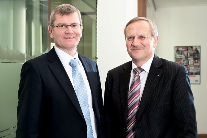 Gesch&auml;ftsf&uuml;hrung Volksbank Heiligenstadt (Foto: Ralf St&uuml;tzer)