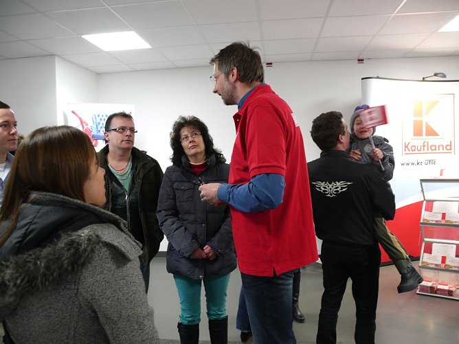 Familientag im Fleischbetrieb Kaufland (Foto: Ilka Kühn) Familientag im Fleischbetrieb Kaufland (Foto: Ilka Kühn)