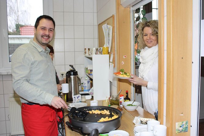 Fr&uuml;hst&uuml;ck beim B&uuml;rgermeister (Foto: Elke Sagorski)