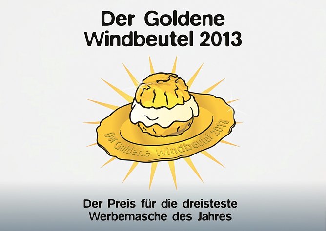 Wer wird der Goldene Windbeutel in diesem Jahr (Foto: foodwatch)