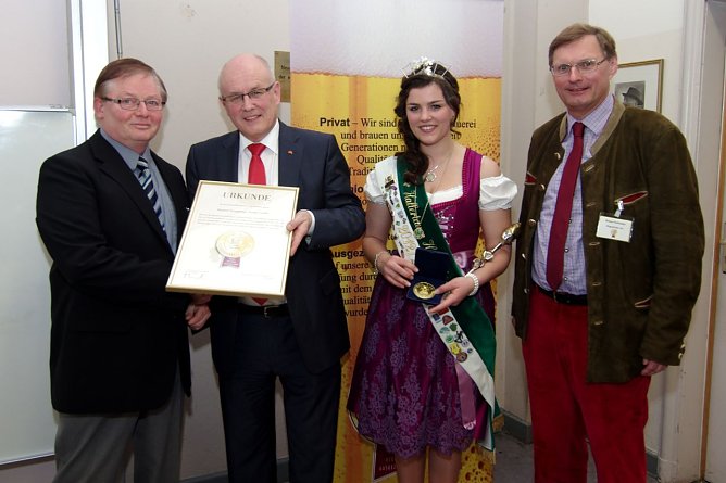 Brauerei ausgezeichnet (Foto: Brauerei Neunspringe) Brauerei ausgezeichnet (Foto: Brauerei Neunspringe)