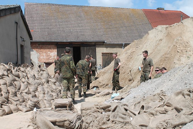 Frankenh&auml;user Soldaten im Einsatz (Foto: Bundeswehr Bad Frankenhausen)
