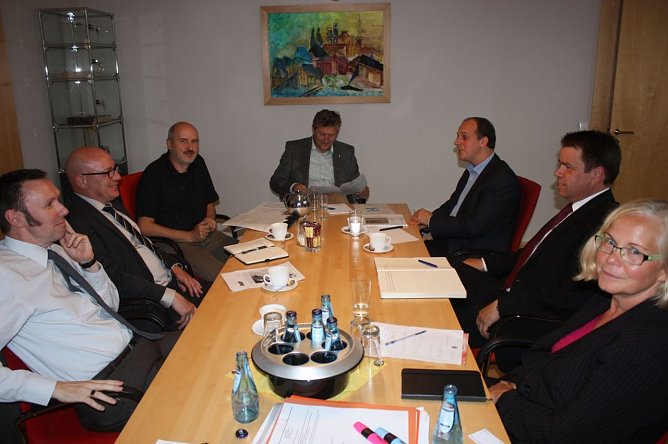 Gespr&auml;ch mit Investoren (Foto: P. Grabe|Stadtverwaltung Nordhausen)