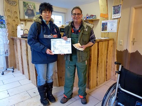 Scheck (Foto: Wolfgang Stenzel)