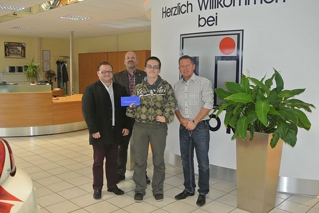 Spende für Sebastian (Foto: A. Schreiber) Spende für Sebastian (Foto: A. Schreiber)