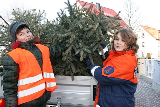 Weihnachtsbaumaktion (Foto: Elke Sagorski)