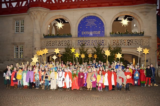 Sternsinger in Duderstadt (Foto: Gerald Werner) Sternsinger in Duderstadt (Foto: Gerald Werner)