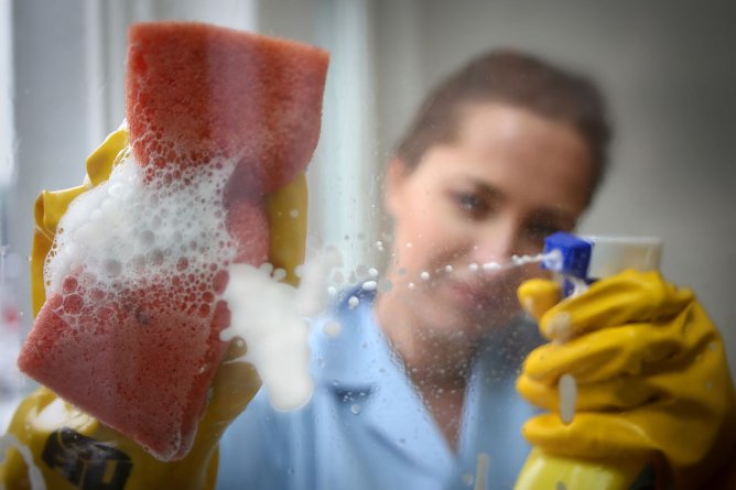 Mehr Geld f&uuml;r's Saubermachen (Foto: IG Bau/Ch.-L. H&uuml;tter)