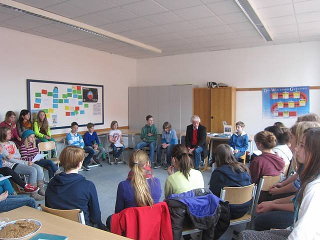 Autor zu Besuch (Foto: Lese-AG)