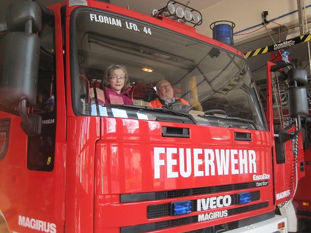 Zu Besuch bei der Feuerwehr (Foto: Louise Bru&szlig;)