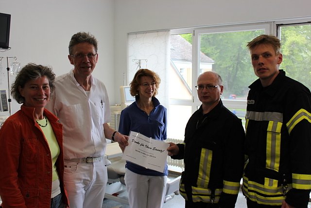 Feuerwehrübung Dialyse (Foto: Feuerwehr Heiligenstadt) Feuerwehrübung Dialyse (Foto: Feuerwehr Heiligenstadt)