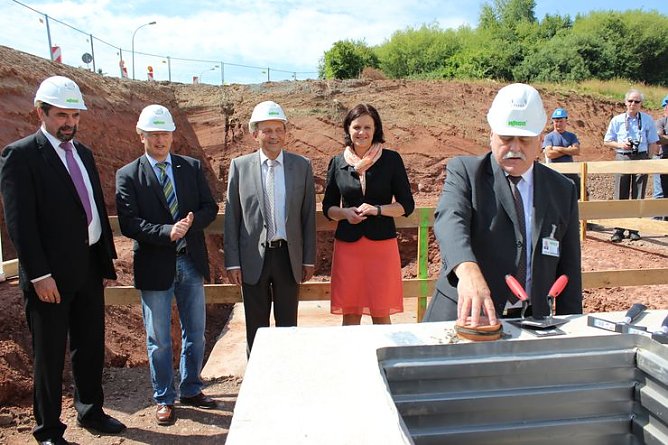 WAGO legt in Sondershausen den Grundstein (Foto: Karl-Heinz Herrmann)