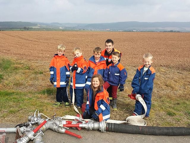Die Leinefelder an der Station Ger&auml;tekuppeln (Foto: Florian Hartung)