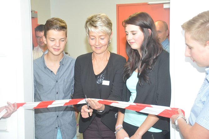 Direktorin er&ouml;ffnet offiziell die Talent Company (Foto: Michael Fuhlrott)