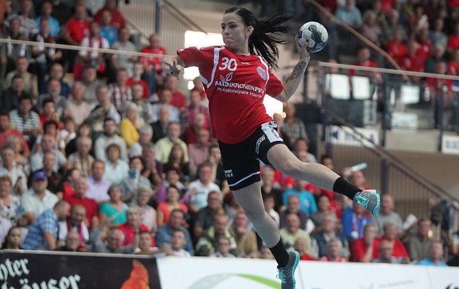 Svenja Huber beim Abschluss (Foto: Ch. Keil)