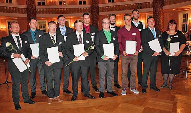 WAGO- Stiftung ehrt die 13 besten Auszubildenden (Foto: Karl-Heinz Herrmann)