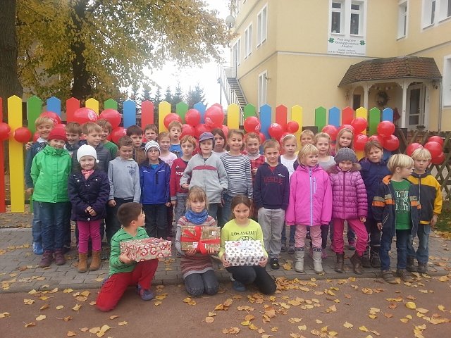 P&auml;ckchenaktion Montessorischule (Foto: Sabine Funke)
