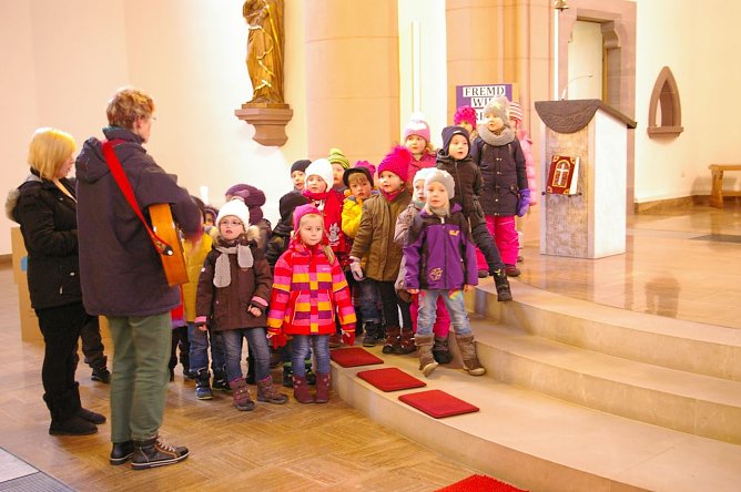 Probe in der Kirche (Foto: Ilka K&uuml;hn)