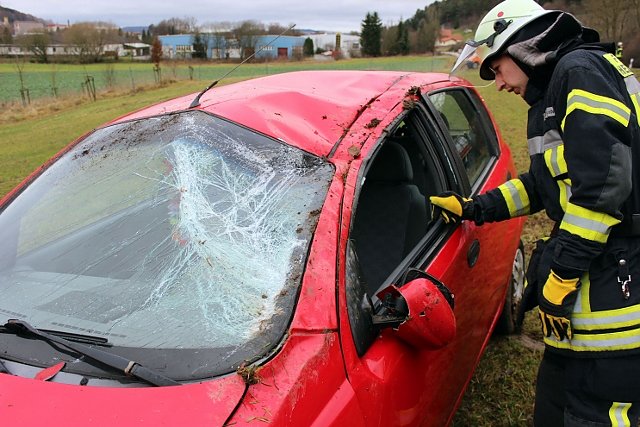 Verkehrsunfall (Foto: Feuerwehr Heiligenstadt)