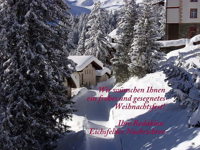 Weihnachtsgru&szlig; (Foto: Ilka K&uuml;hn)